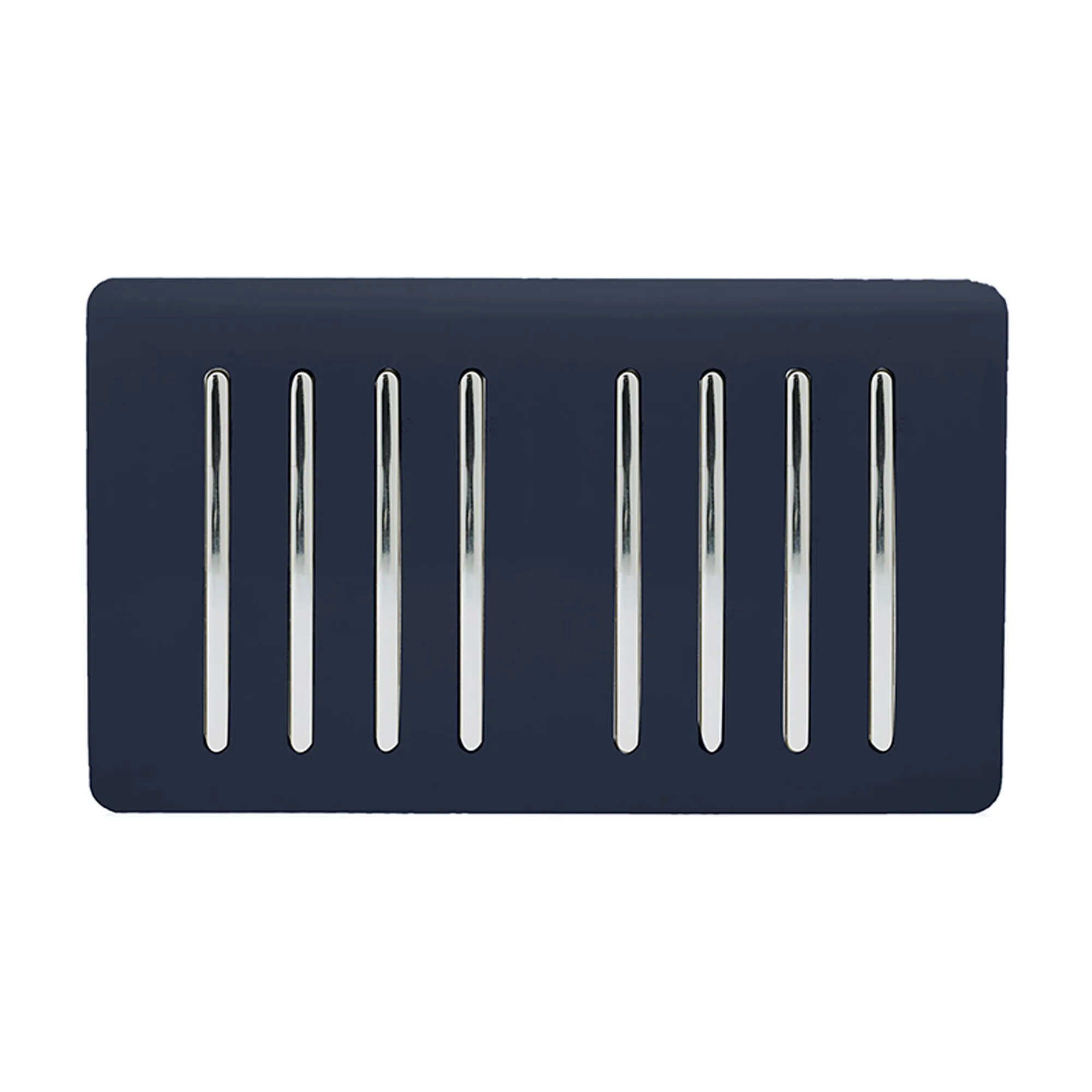 ART-SS88NV  8 Gang 2 Way 10 Amp Rocker Twin Plate Navy Blue